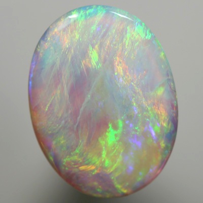 SOLID SEMI BLACK OPAL Orange moves with green with a touch of purple between these colours
